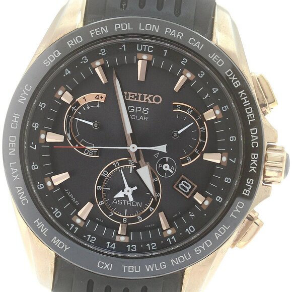SEIKO Astron SBXB055/8X53-0AC0-2 Day date Solar Powered Radio Men's Watch - Picture 5 of 11